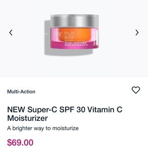 StriVectin Super-C Spf 30 Vitamin C Moisturizer NIB
